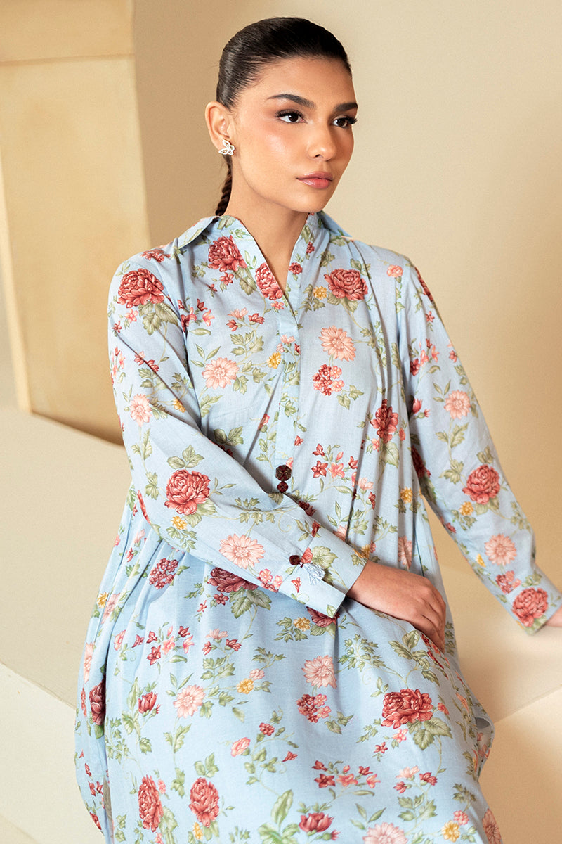 CHAMBRAY DREAM-2 PIECE LAWN SUIT