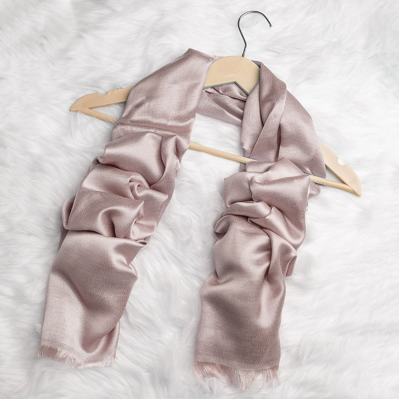 Woven Zari Lawn - Rose Gold