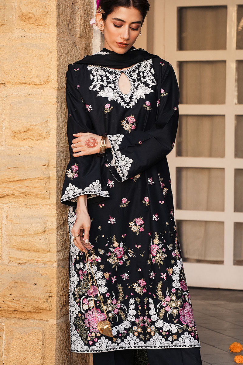 VINTAGE ROSE-3PC (SHIRT, TROUSER & DUPATTA)