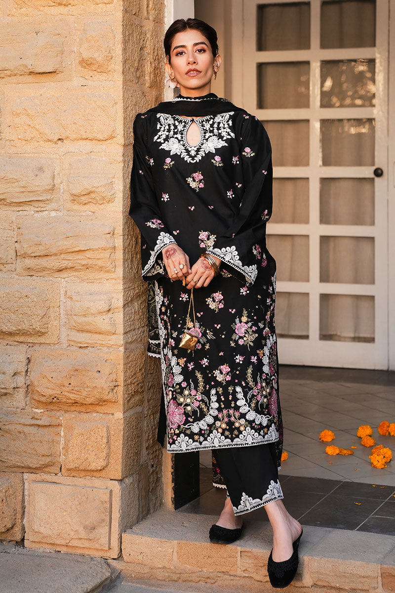 VINTAGE ROSE-3PC (SHIRT, TROUSER & DUPATTA)